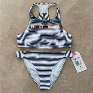 Girls Roxy Bikini Size 8 NWT
